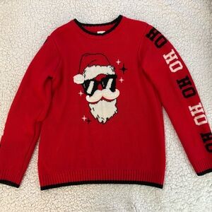 Kids Red Santa Sweater